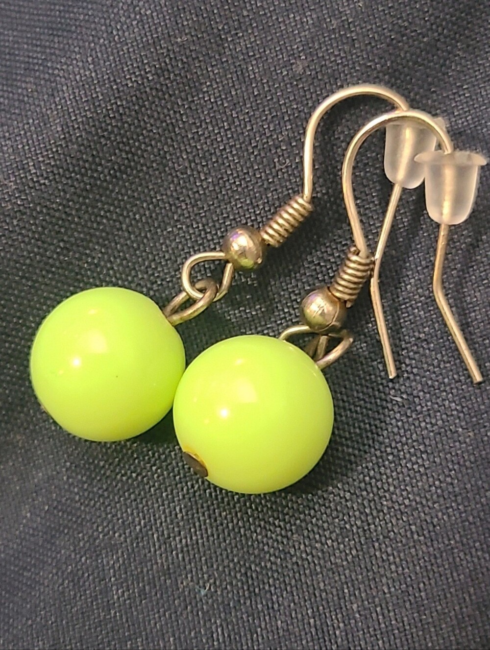 Cute Neon Green Earrings